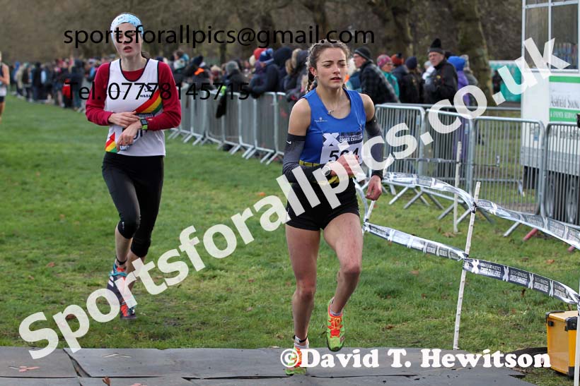 Womens under-17s and under-20s, European Cross Country Championships Trials, Sefton Park, Liverpool. Photo: David T. Hewitson/Sports for All Pics